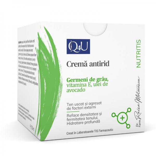 Crema Antirid cu Germeni de Grau 50 ml TIS Farmaceutic