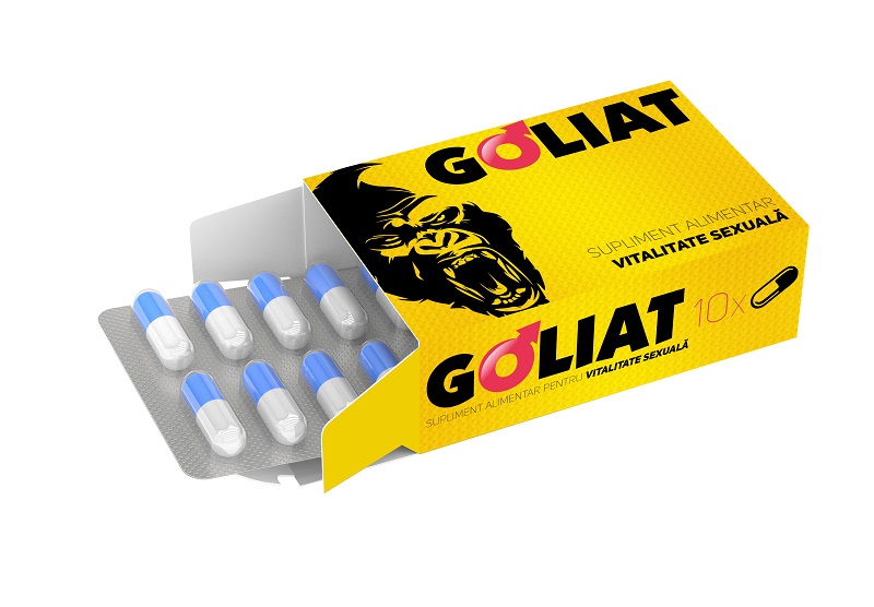 GOLIAT 10 Capule Pentru Potenta Masculina !! Goliat Distribution Group