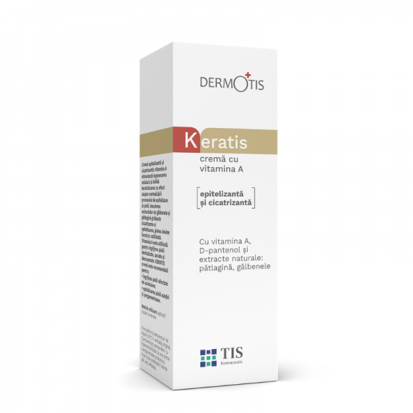 DermoTIS KeraTIS Crema cu vitamina A, 20 ml TIS Farmaceutic