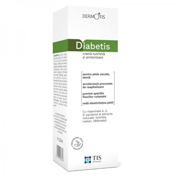 DiabeTIS crema nutritiva si protectoare 100 ml TIS Farmaceutic