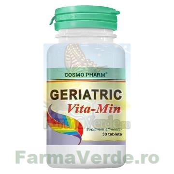 Geriatric Vita-Min 30 comprimate Cosmopharm