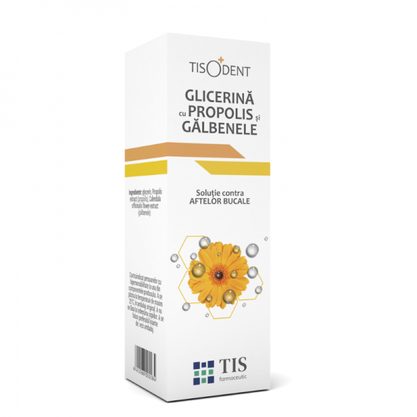 Glicerina Boraxata Propolis si Galbenele 25 ml TIS Farmaceutic
