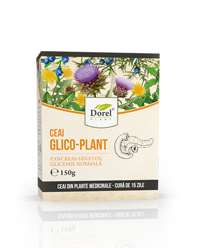 Ceai Glico-Plant Pancreas Sanatos, Glicemie Normala 150 gr Dorel