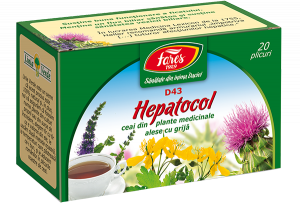 Ceai Hepatocol Hepatic 20 plicuri Fares