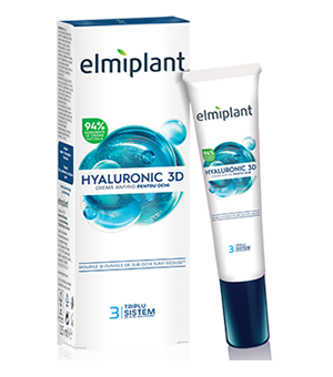 Hyaluronic Crema 3D antirid pentru ochi 15 ml Elmiplant