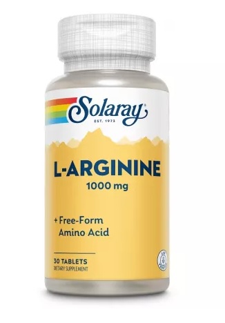 L-Arginine1000 mg 30 Comprimate Solaray Secom