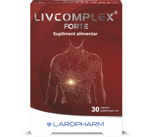 Livcomplex Forte Anghinare, Fosfolipide 30 capsule Laropharm