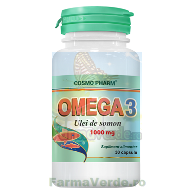 Omega 3 ulei de somon 1000 mg 30 cps Cosmopharm