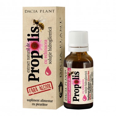 Propolis cu Echinacea fara alcool spray 20 ml DaciaPlant
