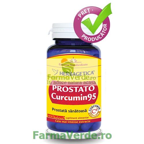 Prostato Curcumin 95 Prostata Sanatoasa 30 capsule Herbagetica