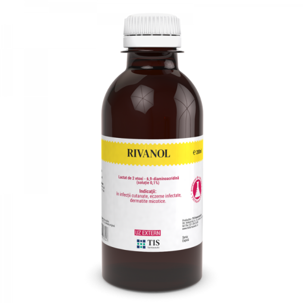 RIVANOL 0,1% 200 ml TIS Farmaceutic
