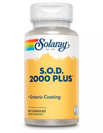 SOD 2000 PLUS 60 capsule protejate enteric Solaray Secom