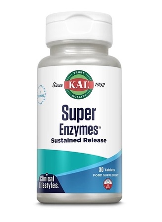 Super Enzymes 30 tablete cu eliberare prelungita Kal Secom