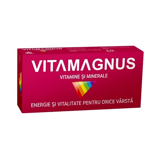 Vitamagnus Vitamine si Minerale 10 Comprimate Biofarm