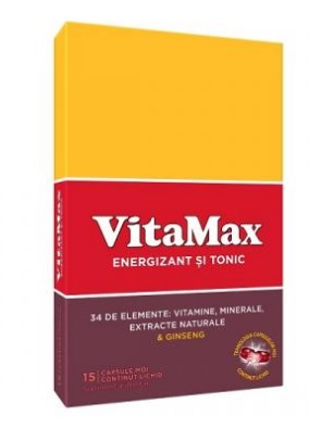 Vitamax Complex de Vitamine 15 capsule Periggo