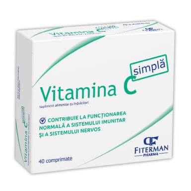Vitamina C simpla 40 comprimate de supt Fiterman Pharma