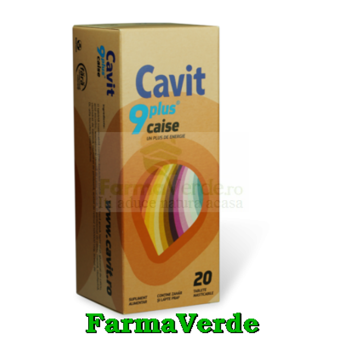Biofarm Cavit 9 Plus Caise 20 tablete
