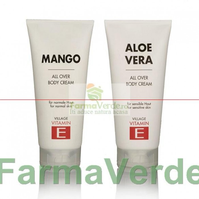 Crema de corp Aloe Vera 200 ml Village Cosmetics