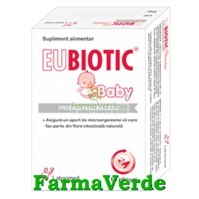EUBIOTIC Baby Probiotic Pentru Copii 10 plicuri Labormed