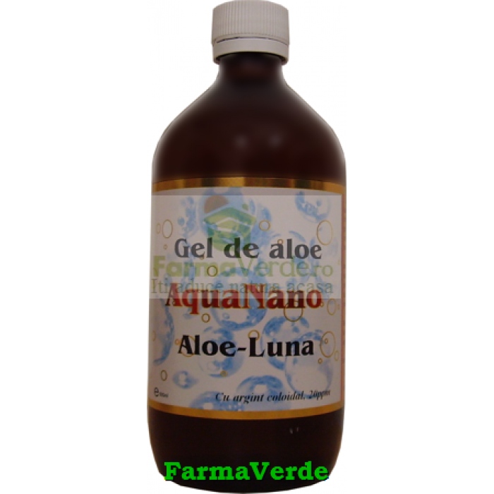 Gel de Aloe Vera Luna si Argint Coloidal 500 ml Aghoras Invent