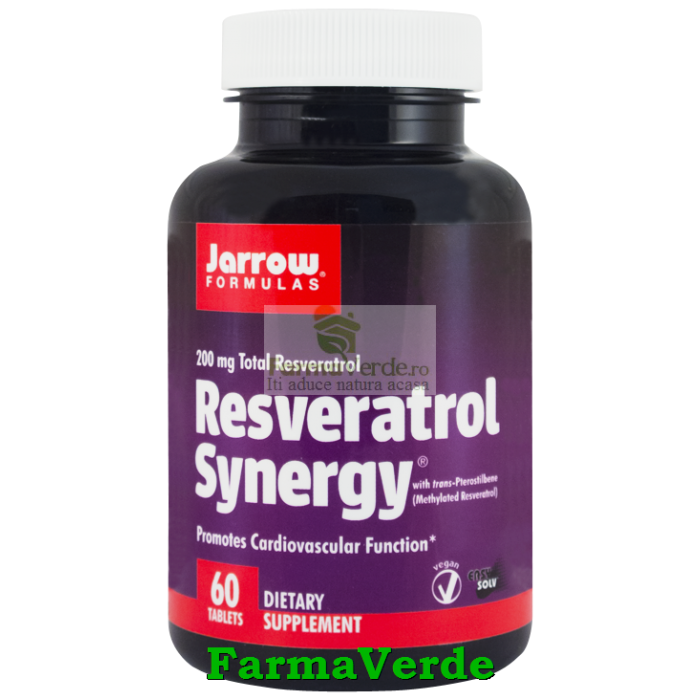 Resveratrol Synergy 200 Puternic Antioxidant 60 tablete Secom