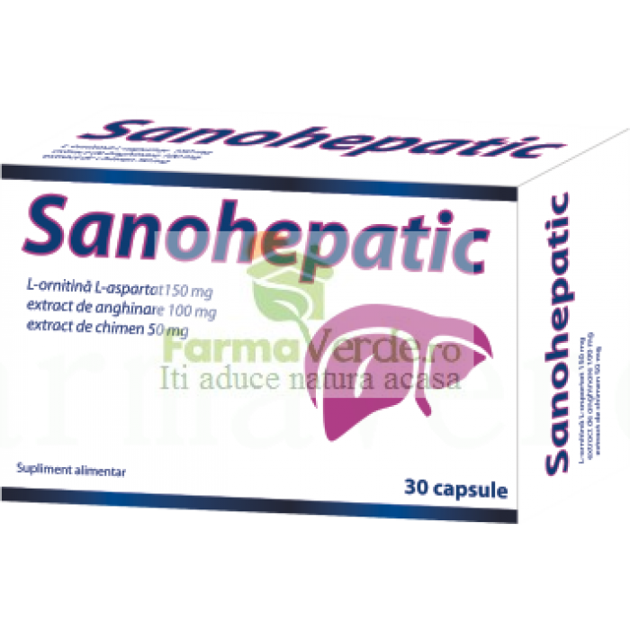 Sanohepatic Hepato-Protector 30 capsule 5+1 GRATIS Zdrovit