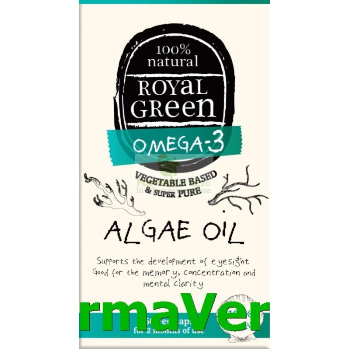 Ulei de alge Omega-3 60 capsule Royal Green