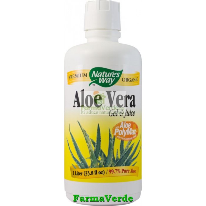 Aloe Vera Gel 1L 94,5 Purity !! Nature's Way Secom