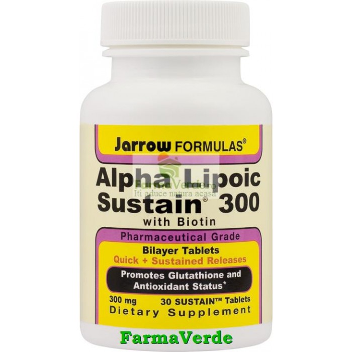 Alpha Lipoic Sustain 30Tb Jarrow Formulas Secom
