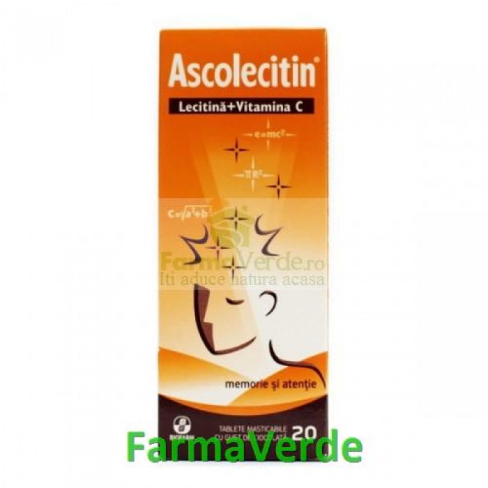 Biofarm Ascolecitin 20 tablete masticabile