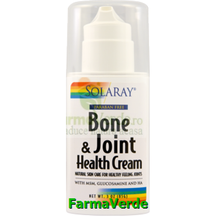 Bone & Joint Health Cream Oase 85gr Solaray Secom