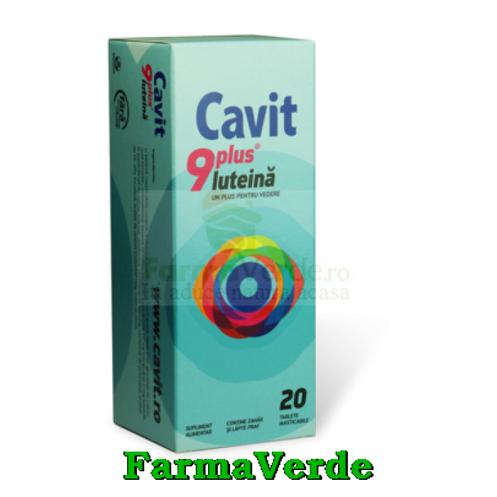 Biofarm Cavit 9 Plus Luteina 20 tablete