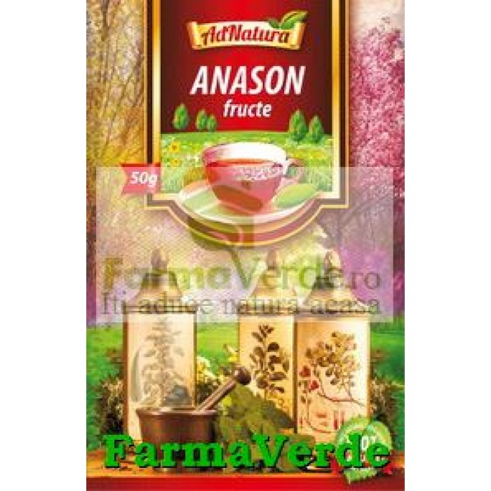 Ceai Anason Fructe 50 gr Adnatura Adserv