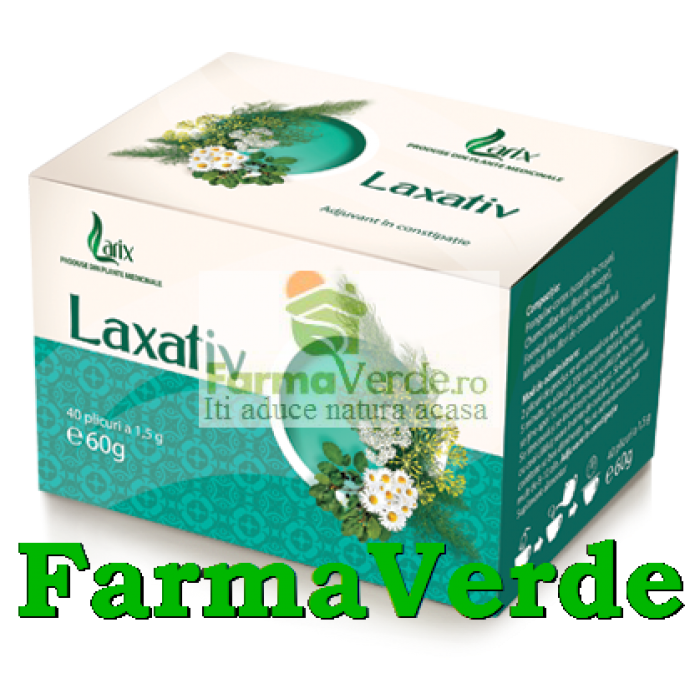 Ceai Laxativ 40 doze Larix