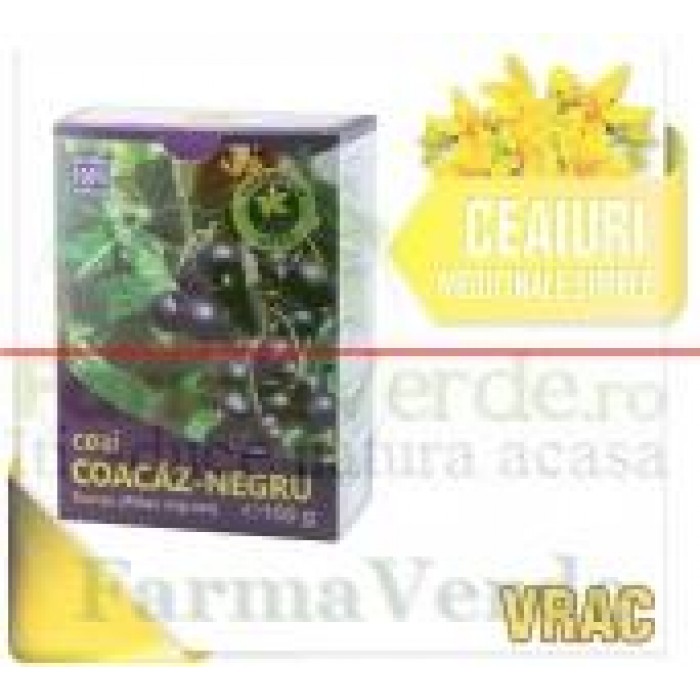 Ceai Coacaz-Negru- Fructe 50gr Hypericum Impex Plant