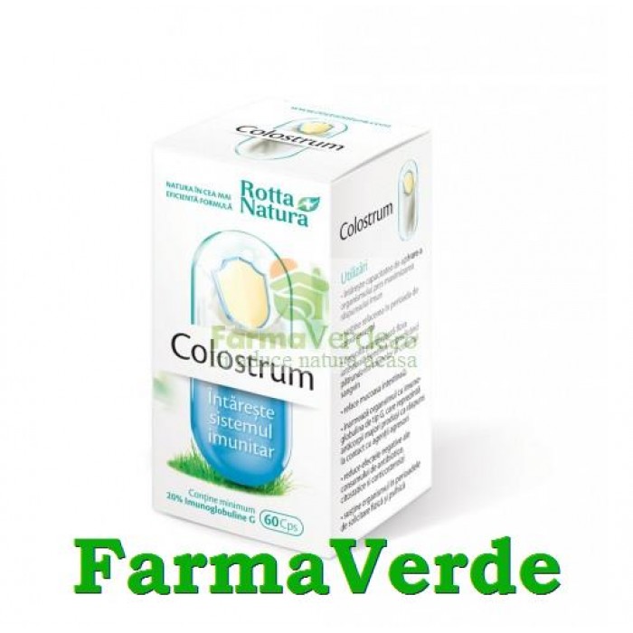 Colostrum este primul lapte 60 capsule Rotta Natura