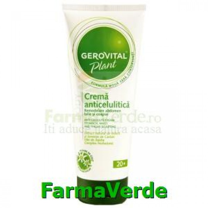 Crema anticelulitica 200 ml Gerovital Plant Farmec