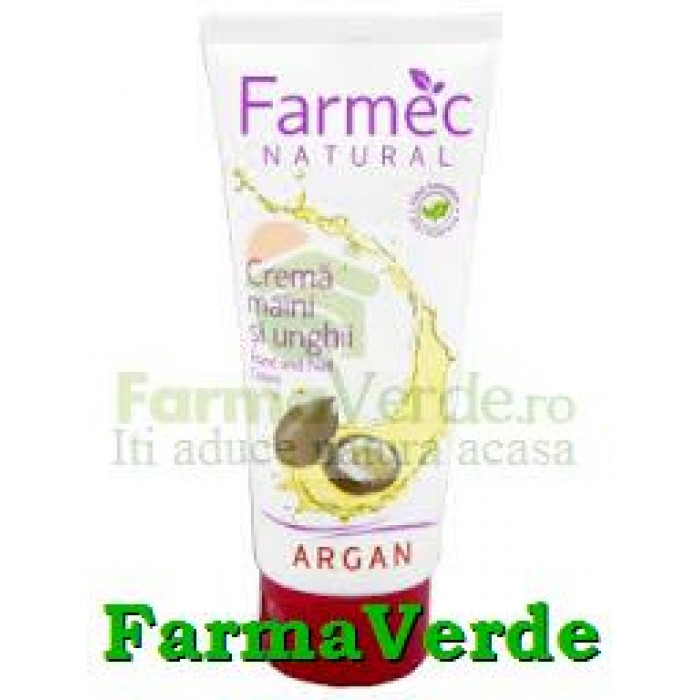 FARMEC NATURAL Crema Maini si Unghii cu Argan 100 ml