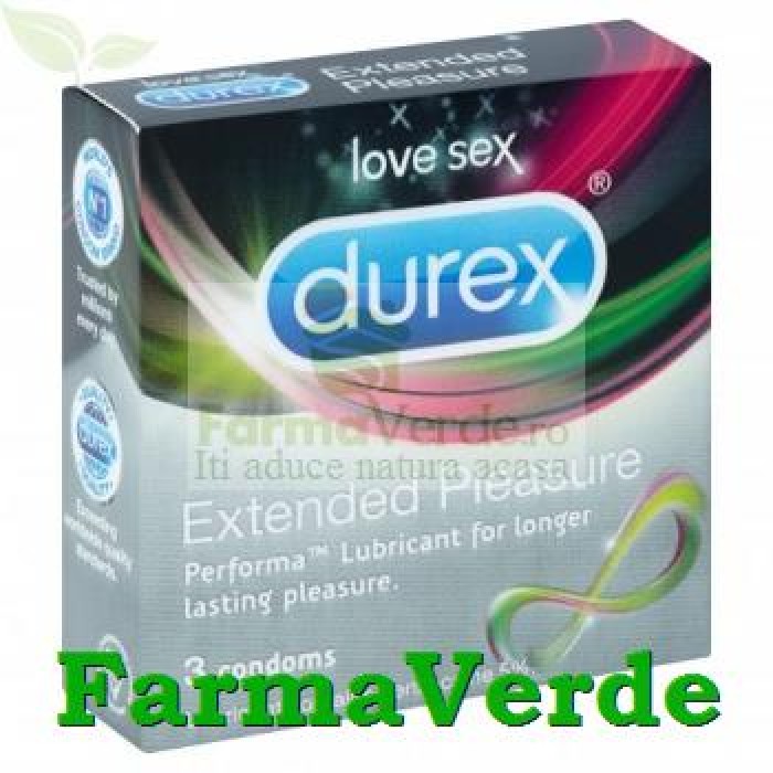 Durex Extended Pleasure Prezervative x 3 bucati