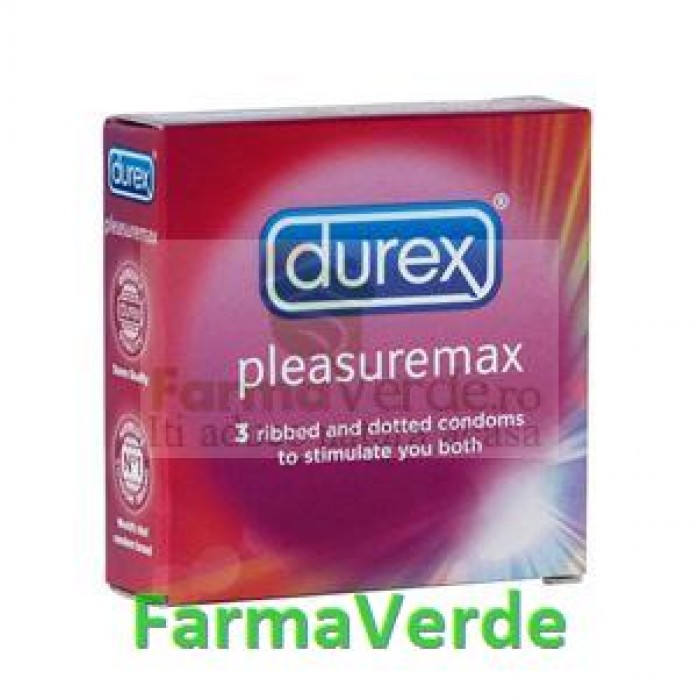Durex Pleasuremax 3 buc
