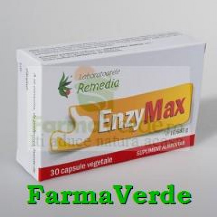 Enzymax Tranzit Intestinal Normal 30 capsule vegetale Remedia