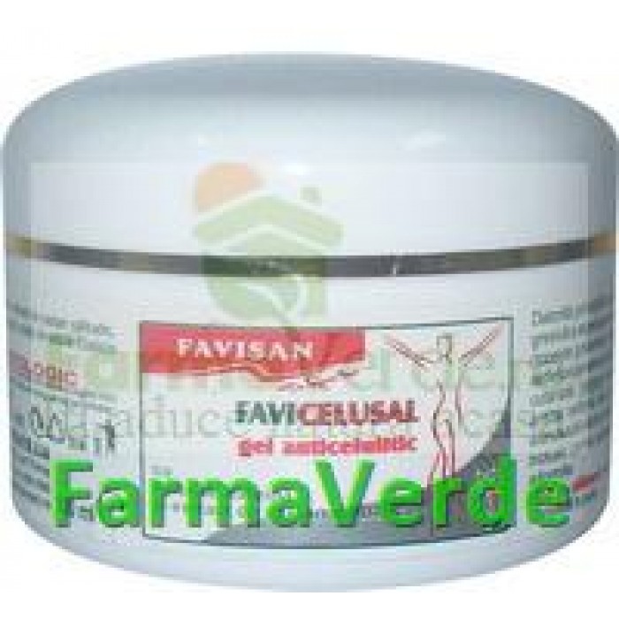 Favicelusal gel anticelulitic cu verbina 100 ml Favisan