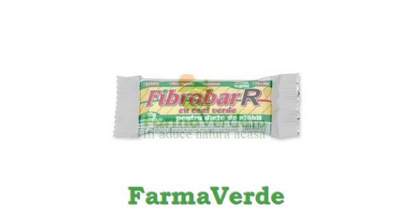 Baton pentru slabit cu ceai verde Fibrobar, 50 g, Redis | panglicimedalii-cocarde.ro