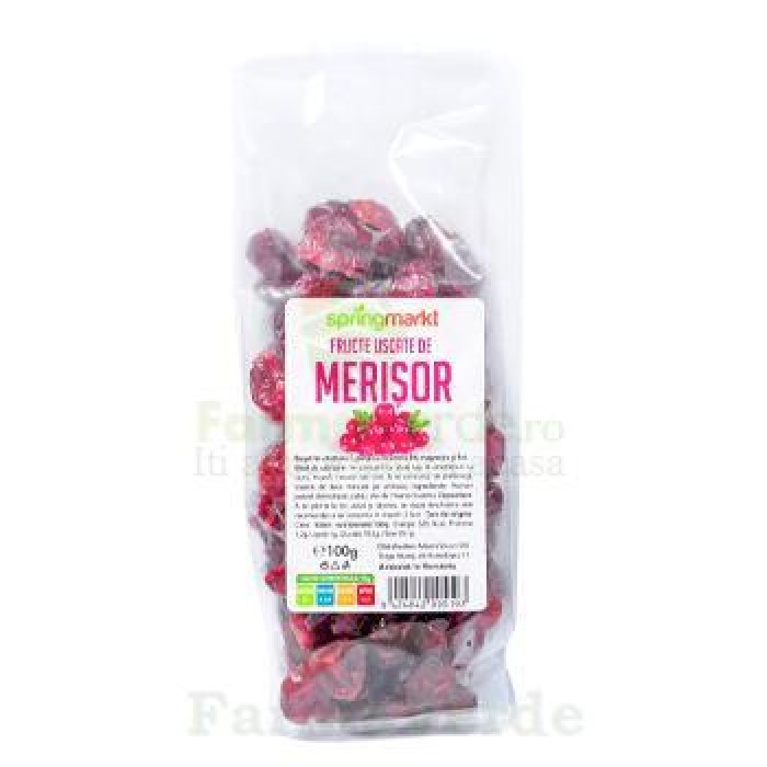 Fructe uscate de Merisor 250 gr Adams Vision SpringMarkt