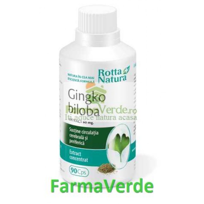 Ginkgo Biloba Extract 60 mg 90 capsule Rotta Natura