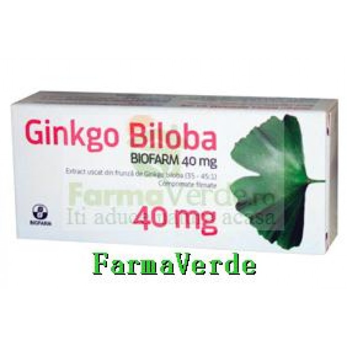 Biofarm Ginkgo Biloba 40 mg 60 Cpr