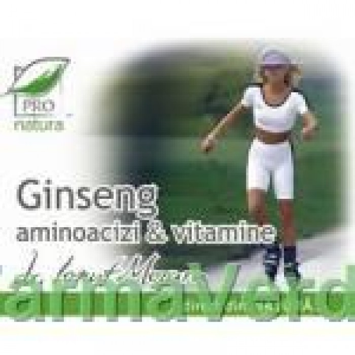 Ginseng & Aminoacizi & Vitamine 150 capsule Medica