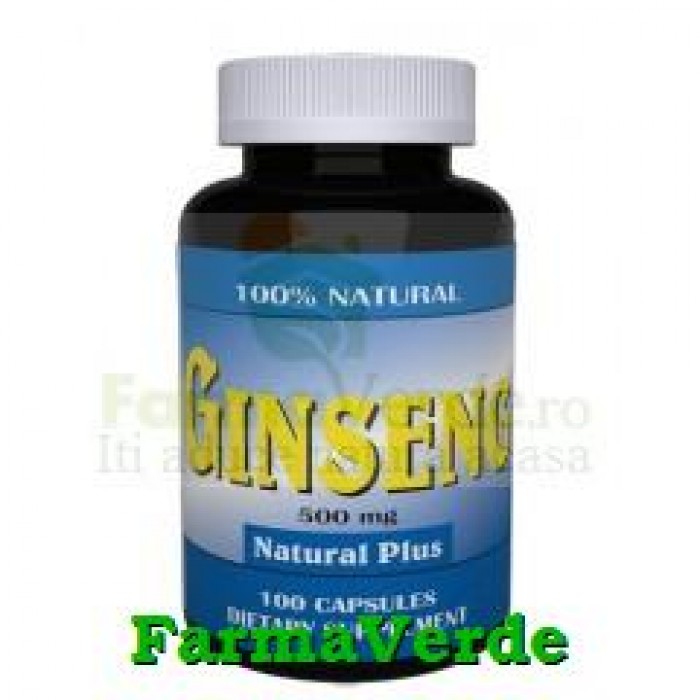 Ginseng Korean 500 mg 100 capsule Natural Plus