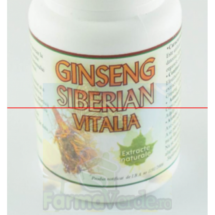 Ginseng Siberian 50 capsule Vitalia K Pharma