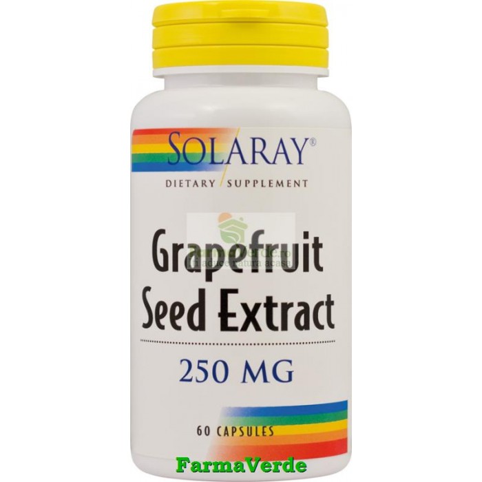 GRAPEFRUIT SEED Extract din Seminte de Grapefruit 60 Cps Secom